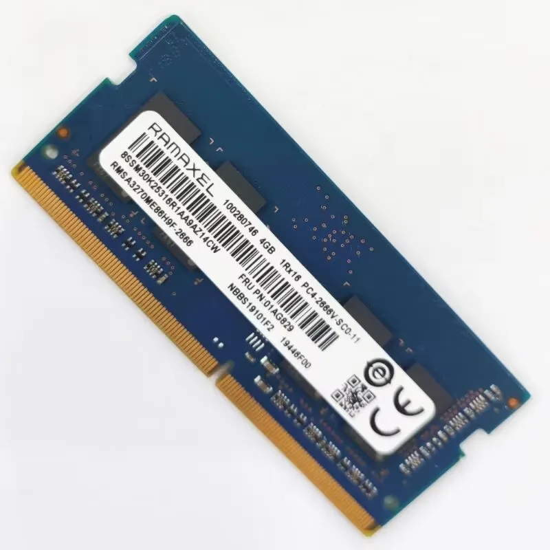 MEMORIA RAM PARA PORTÁTIL RAMAXEL 4GB DDR4 2666 MHZ SODIMM, vista 2